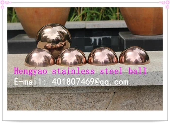 

Titanium plating rose golden ball, the black ball customization, stainless steel hollow ball, decoration ball, garden decoration