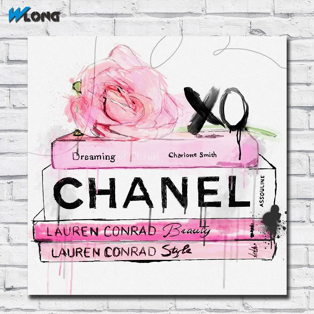 0 Dripping Rose Books Canvas