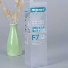 Recyclable коробка из ПЭТ пластика для продукты, фрукты упаковывая изготовленный на заказ дизайн OEM ясный пластиковый складывающаяся коробка из ПВХ для подарка- PX20215