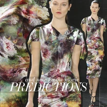 SP365 чистый шелк/белоснежный Лотос/шелковая ткань тутового шелка эластичный шелк 93%, спандекс 7% Шармез/ширина 1.29yd толщина 19 мм