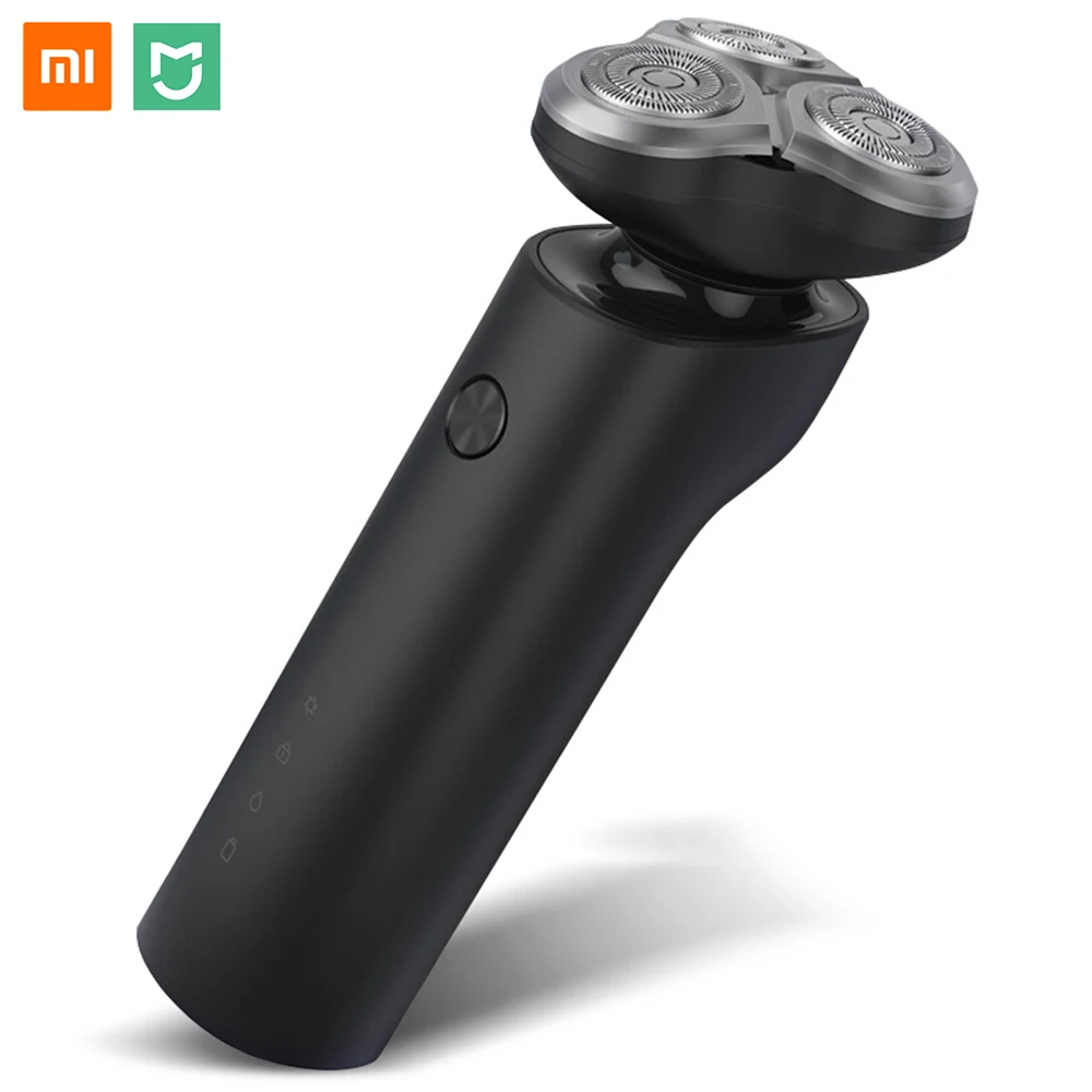 

2018 New Xiaomi Mijia Electric Shaver Flex Razor Head 3 Dry Wet Shaving Washable Main-Sub Dual Blade Turbo+ Mode Comfy Clean