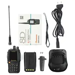 2 шт. Новый WOUXUN KG-UV8D (плюс) двухканальные рации UHF/УКВ дуплекс-кросс-группа повторитель fm VOX DTMF тот SOS сканирования двухстороннее Радио