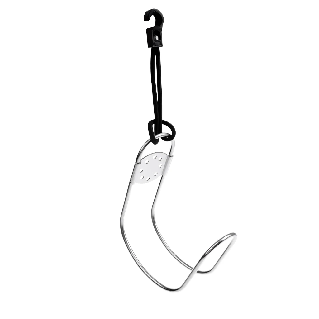 Marine Boat Stainless Steel Horseshoe Bracket Life Buoys Ring Holder Plastic Mount for Kayak Canoe Fishing Boat Yatch Accessory