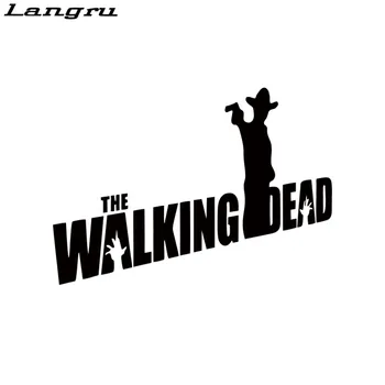 

Langru Cool Graphics Car Stying Zombie Personality Biochemical Crisis Word Walking Dead Vinyl Car Sticker Jdm