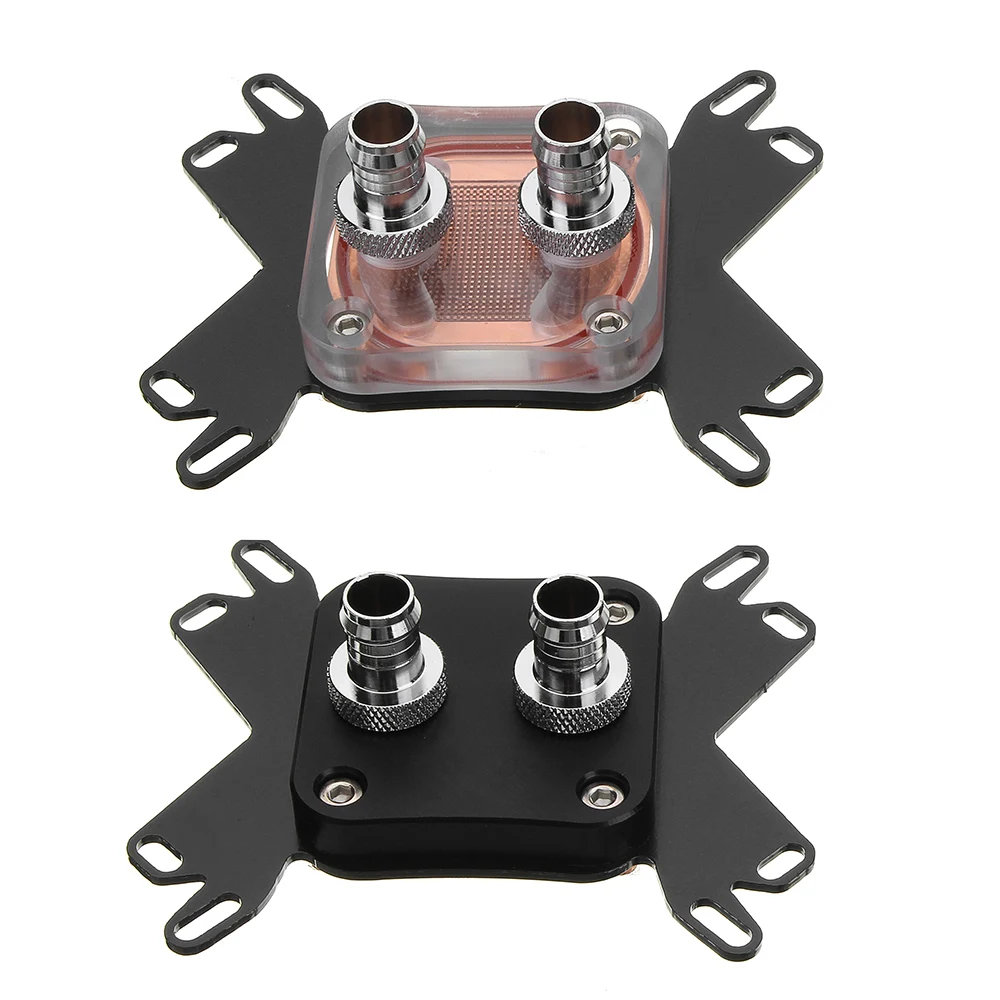 

S SKYEE Water Cooling Block for Intel LGA 1155 2011 AMD AM4 Copper CPU Cooler HeatsinkFor Computer CPU Radiator Intel Universal