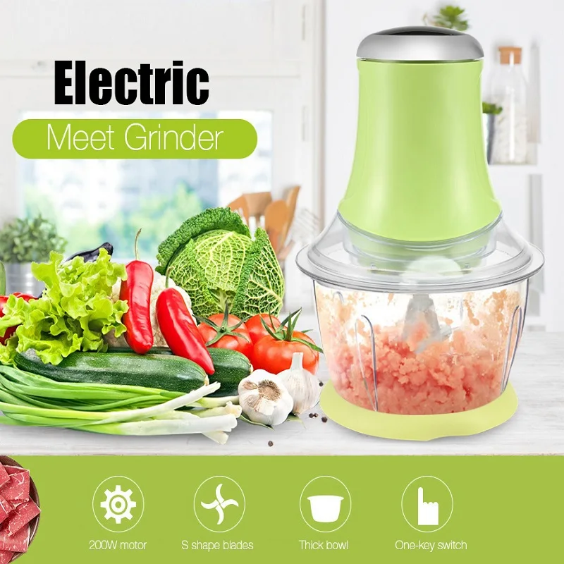 

Stainless Steel Electric Meat Grinder Food Processor For Vegetable Fruit Cutter Onion Dicer Food Chopper Kitchen Accessories