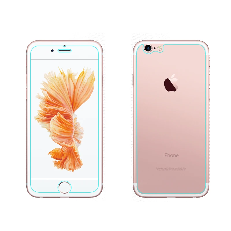 

Front LCD Screen Protector Back Cover trasparente Tempered Glass Protective Film Shield For iphone 7 iphone 8 7 plus Accessories