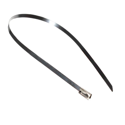 

THGS New 45Pcs Stainless Steel PVC Coated Self Locking Cable Strap Hoops ties Zip tie cables 11.8" Long