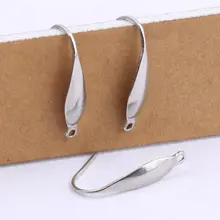 Onwear 50 шт Хирургические 316 крючки для сережек из нержавеющей стали, сделай сам, провода для ушей, фурнитура для изготовления ювелирных изделий