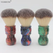 VIGSHAVING красочные смолы ручка Pli мягкие синтетические волосы для мужчин бритья кисти для парикмахерского инструмента