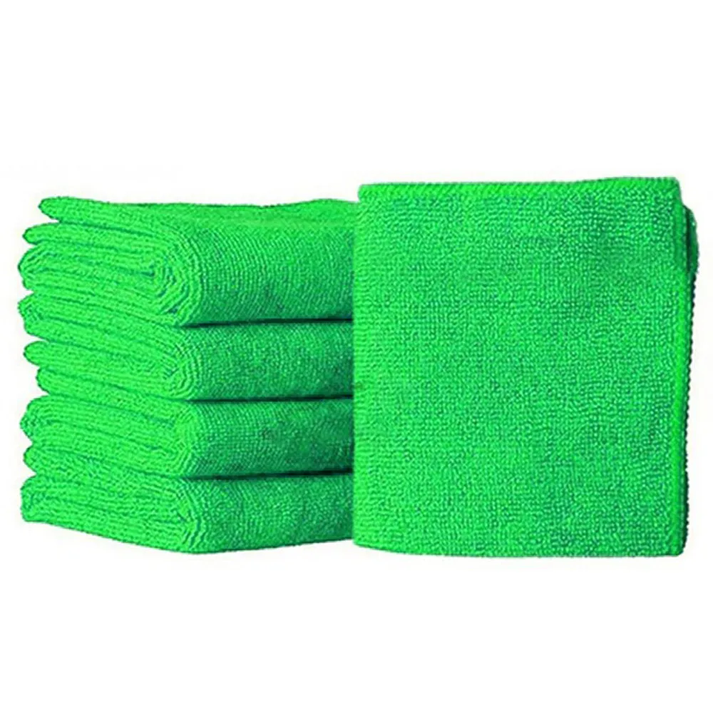 5 шт./10 шт. микрофибра для чистки авто мягкая тряпка для мытья полотенца Duster 25*25 см Машина Для Дома Чистящие полотенца из микрофибры