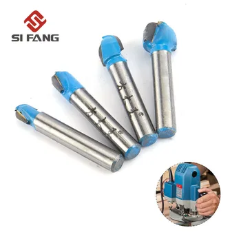 

4Pcs Milling Cutters 1/4" Shank Carbide Router Bit For Wood Cutter Engraving Cutting Tools
