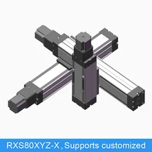 RXS80XYZ-X XYZ шары для выступлений винт CNC линейный модуль направляющей движения слайда привод Nema 24 шаговый Роботизированный рычаг комплект стержень Z 200 мм