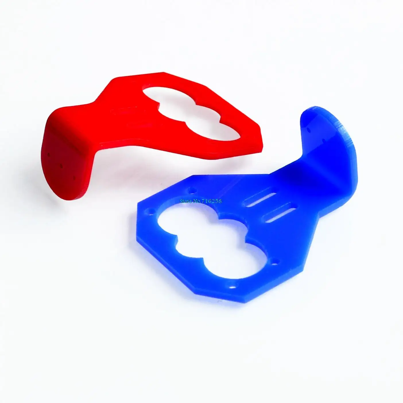 

Cartoon Ultrasonic Sensor Mounting Bracket for HC-SR04 Smart Car Red Blue Color