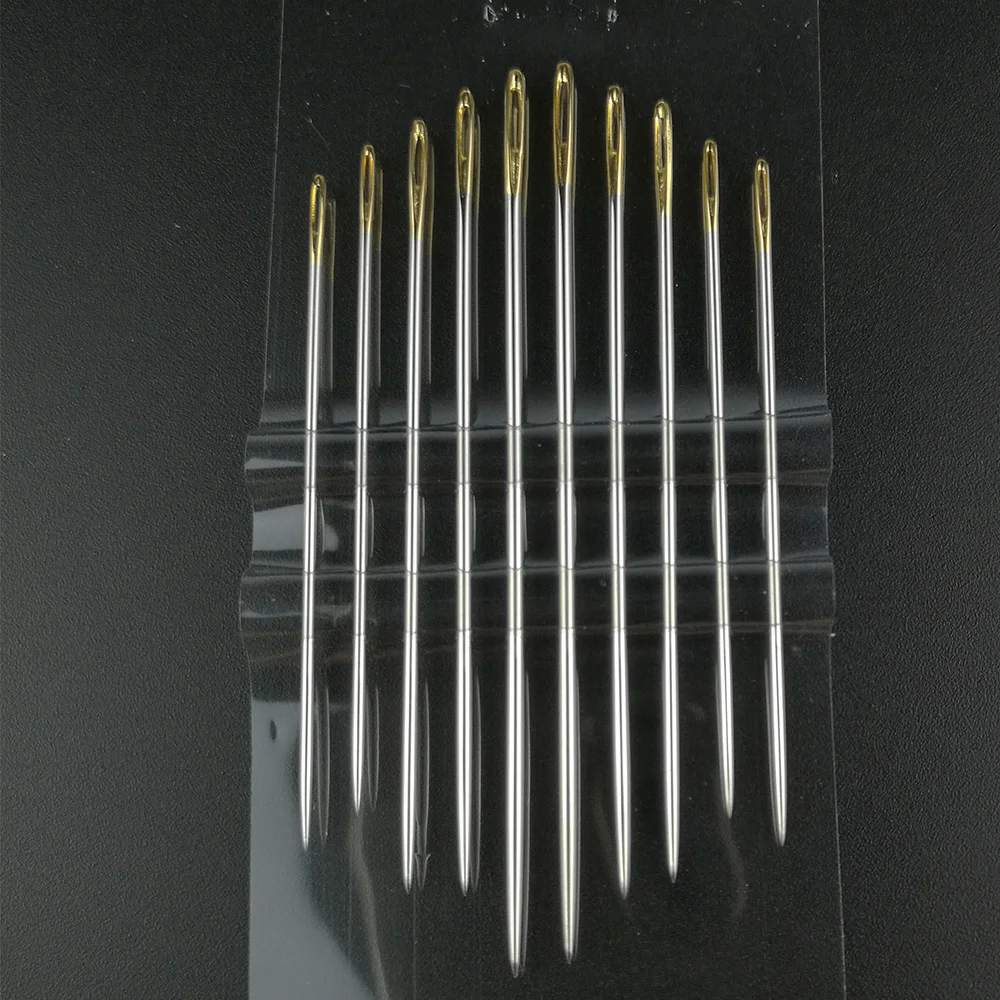 10PCs Household Repair Set Self threading Hand Sewing Needles Set for