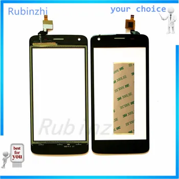 

RUBINZHI Mobile Phone Touch Screen Sensor Digitizer For Fly Nimbus 14 fs456 Touchscreen Panel front panel Free sticker