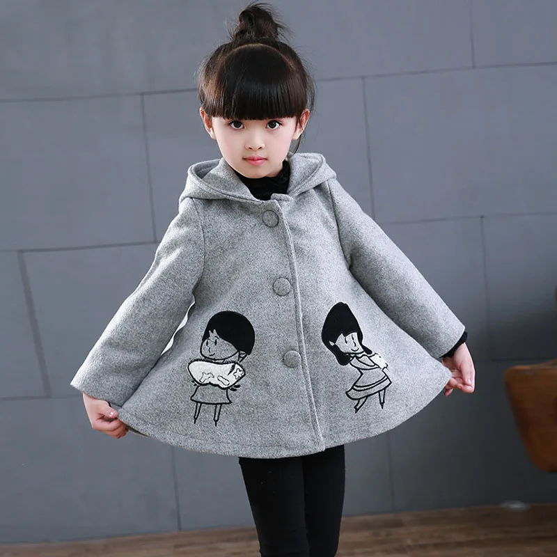 

Girls Winter Jacket 2018 Fashion Children Hooded Warm Outerwear Baby Jacket Autumn Casual Kids Clothes Coat 3 4 5 6 7 8 9 Years
