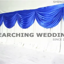 Шелк льда Юбка для стола Свадебные Скатерти плинтус с добычей простыня украшения