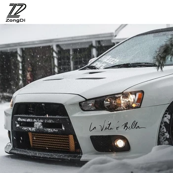 

ZD Car Styling Decals For Ford Focus 2 3 Fiesta Mondeo Ranger Kuga Seat Leon Ibiza Lexus Life is Beautiful Car Body Stickers