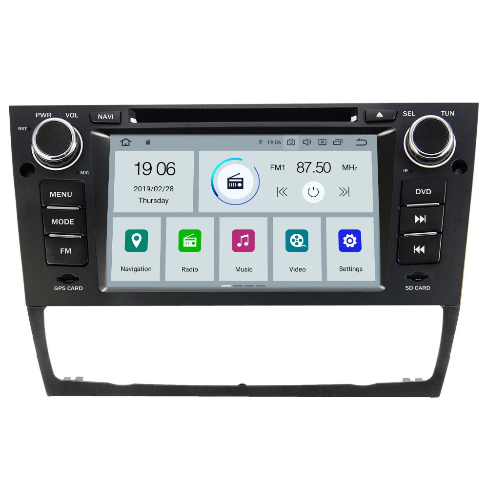 COIKA 7 &quotAndroid 9 0 Система Автомобильный GPS Navi приемник для BMW E90 E91 E92 E93 Радио 2 + 16G | Мультимедиаплеер для авто -32994532624