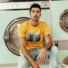 SIMWOOD летняя Новинка хлопковая Футболка мужская Винтажная Футболка с принтом с круглым вырезом размера плюс модные футболки с надписями высокое качество 180625