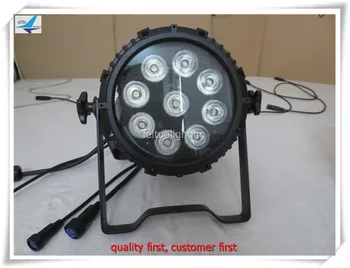 

12pieces/lot waterproof led par can stage light 9 x 10w led flat par rgbw 4in1 ip65 led par