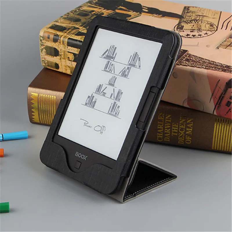 

PU Leathe Stand Cover for 6 inch eBook Onyx Boox James Cook 2 Protective Case Funda Capa