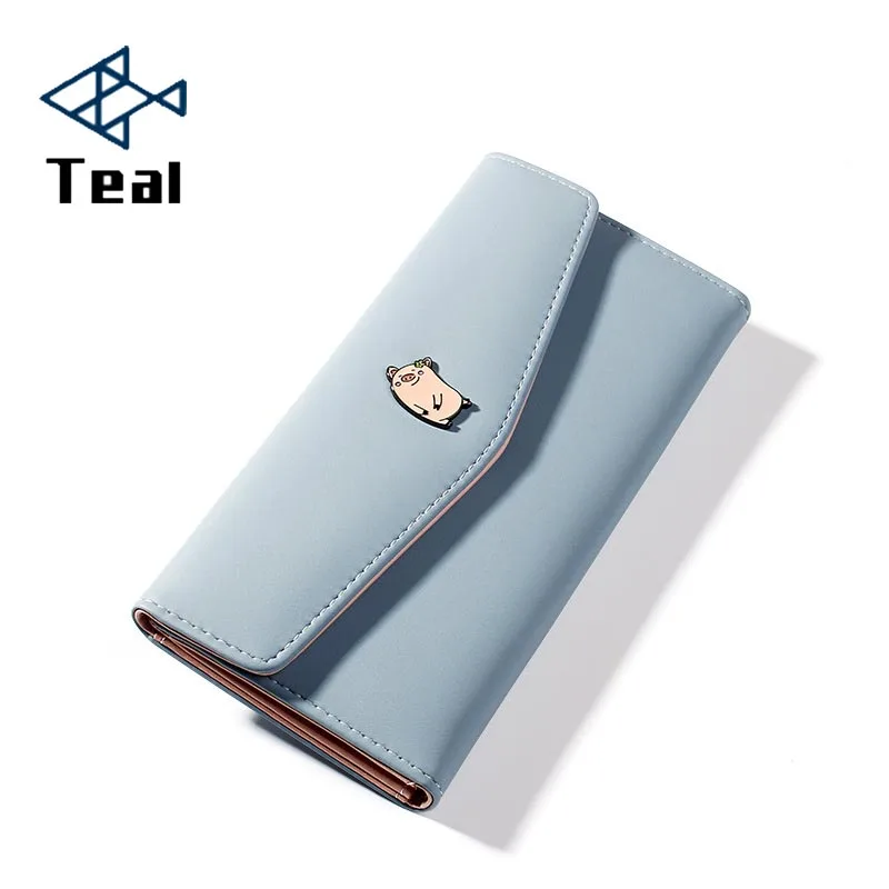 

Female Purses Brand Wallet Women Long Zipper Coin Purse Women Wallets Pu Leather Card Holder Colorful Clutch Female