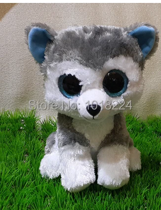 Cute Baby Toy 2014 New Big Eyes Husky Dog Malamute Stuffed Animals