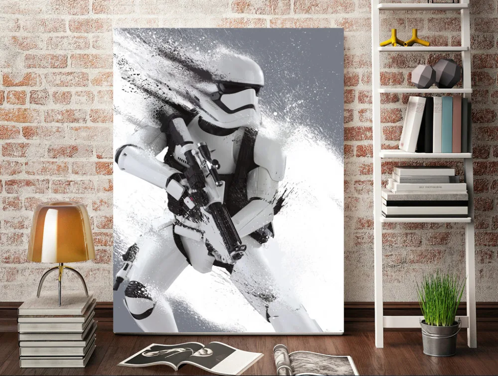 Modern wall art Stormtrooper Star Wars movie poster home decor wall art