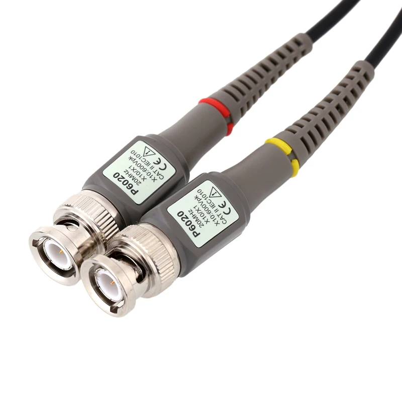Hantek 2 шт. P6020 Высокая точность X1/X10 20 Датчик осциллографа на МГц крокодил|Детали и