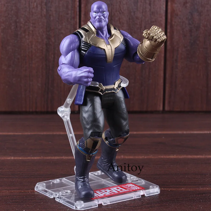 

The Avengers 3 Infinity War Marvel Thanos Figure PVC Thanos Marvel Legends Action Figure Collectible Model Toy 16.5cm