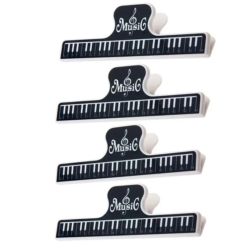 

Music Book Clip Music Page Holder - Book Page Holde L Size (Black)