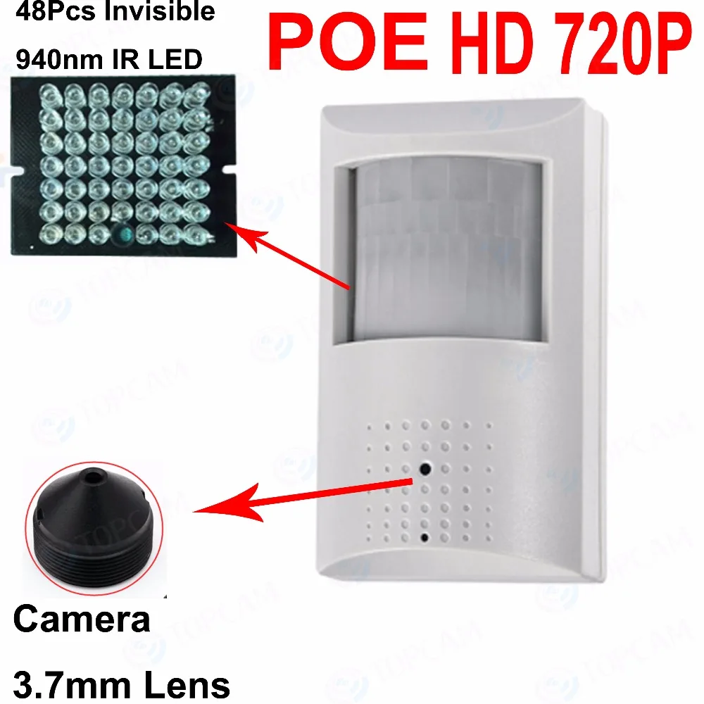 

720P IP Camera With POE PIR CCTV Home Security Network Camera P2P Camera IP 1Megapixel Fixed Lens