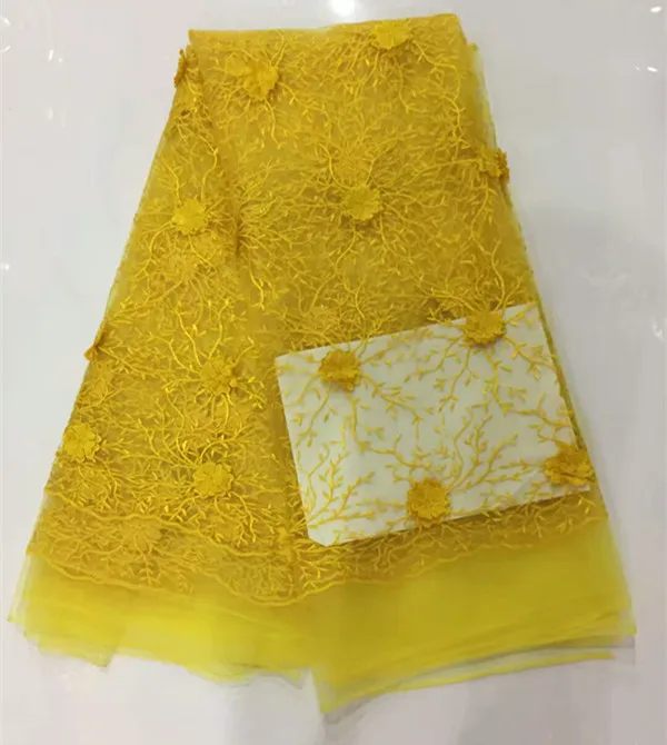 

British rural style french lace fabric fresh african tulle 2017 fashionable Nigerian lace fabrics RF00056