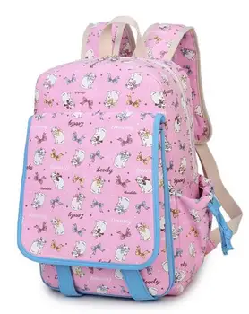 

Joyloading Crazy Cat Cartoon Printed Preppy Students Schoolbag Shoulders Backpack Kids Pack