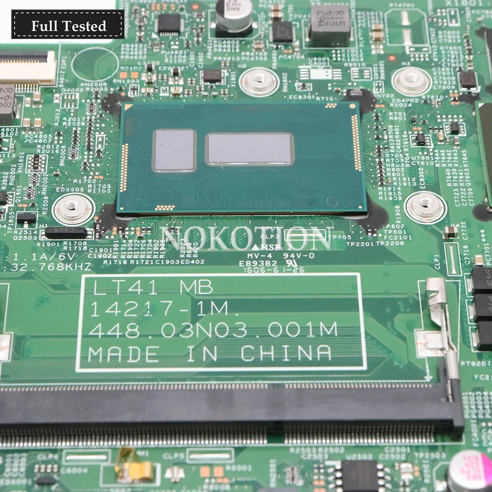 NOKOTION LT41 MB 14217 1M 448.03N03.001M For LENOVO YOGA 500 14IBD Flex3  1470 Laptop Motherboard SR23Y I5 5200U CPU GeForce 940M|Laptop Motherboard|  - AliExpress