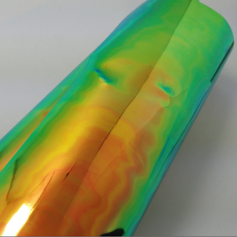 Rainbow Waterproof Reflective Fabric, TPU Rainbow Leather, reflective