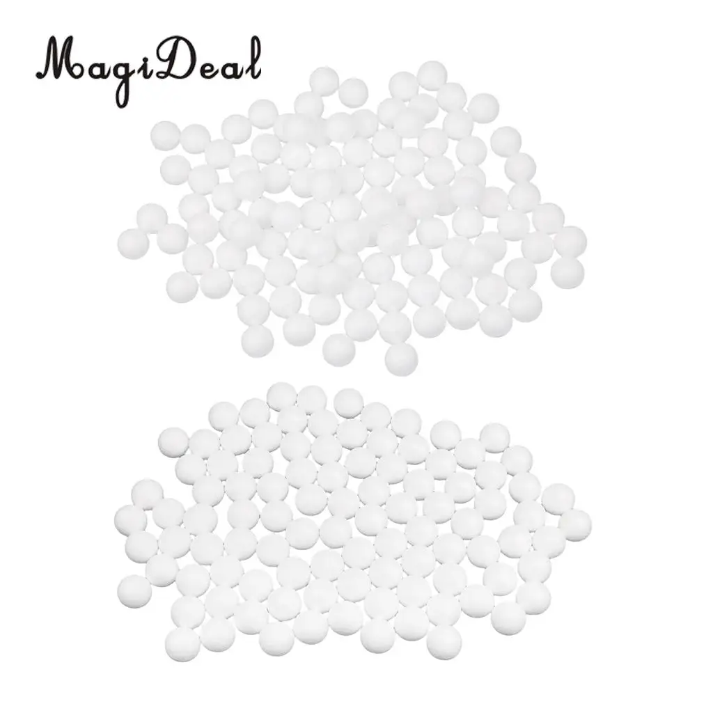 200pcs 20mm 25mm  Modelling Craft Polystyrene Styrofoam Foam Balls Solid White Craft Ball For DIY Wedding Party Decor Ornaments