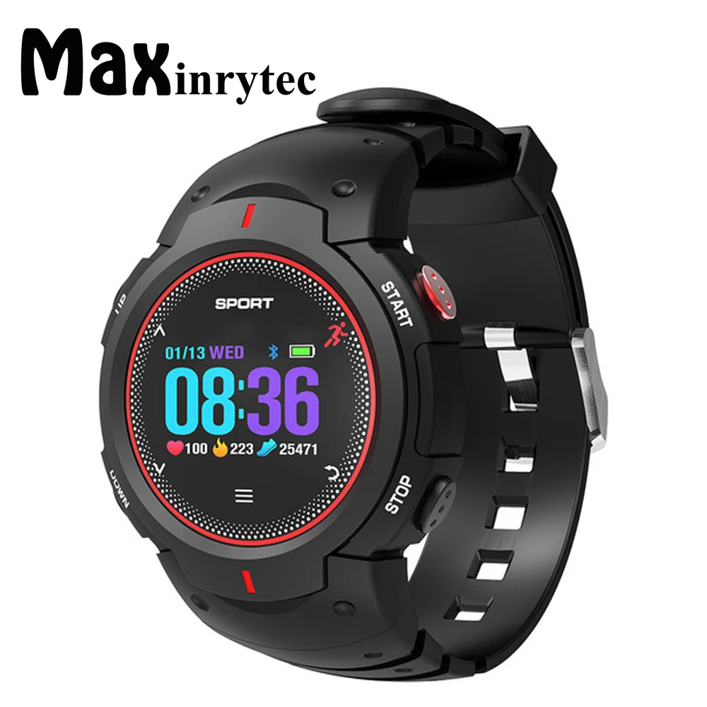

Maxinrytec F13 Smart Watch Waterproof IP68 Pedometer Heart Rate Monitor Multi Sport Smartwatch Watch Men for IOS Android 10pcs