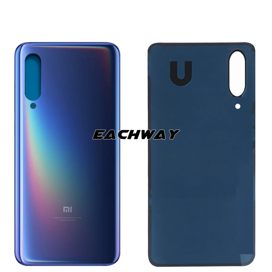 Оригинальная Новинка Крышка батарейного отсека для Xiaomi Mi 9 Задняя стеклянная