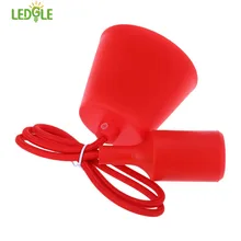 Подвесной светильник LEDGLE, набор гибких ламп, держатель, подвесной светильник s, со шнуром, стандарт E26 E27, красный, синий, черный, Цоколи