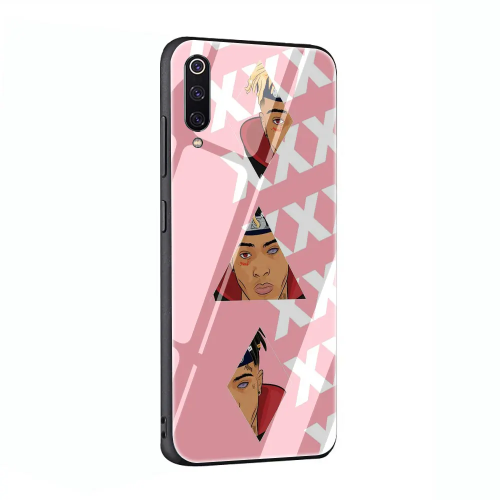 G6 Рэп певец XXXTentacion MC закаленное стекло чехол для Xiaomi 8 Lite A1 A2 9 Redmi Note 5 6 7 Pro 6A 4X F1 - Цвет: G6