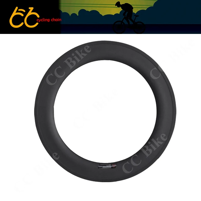 Cheap Top Quality Singal Rim Carbon Fiber 88mm Clincher Carbon Rim 700c Road Bicycle Wheels Rim 23mm Width CC-WR-88C-W23-S