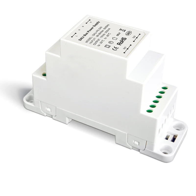 

LTECH DALI Bus Power supply DALI-PS-DIN High Voltage 100-240VAC 50/60Hz input 200mA Output Din Rail Dali Bus Power