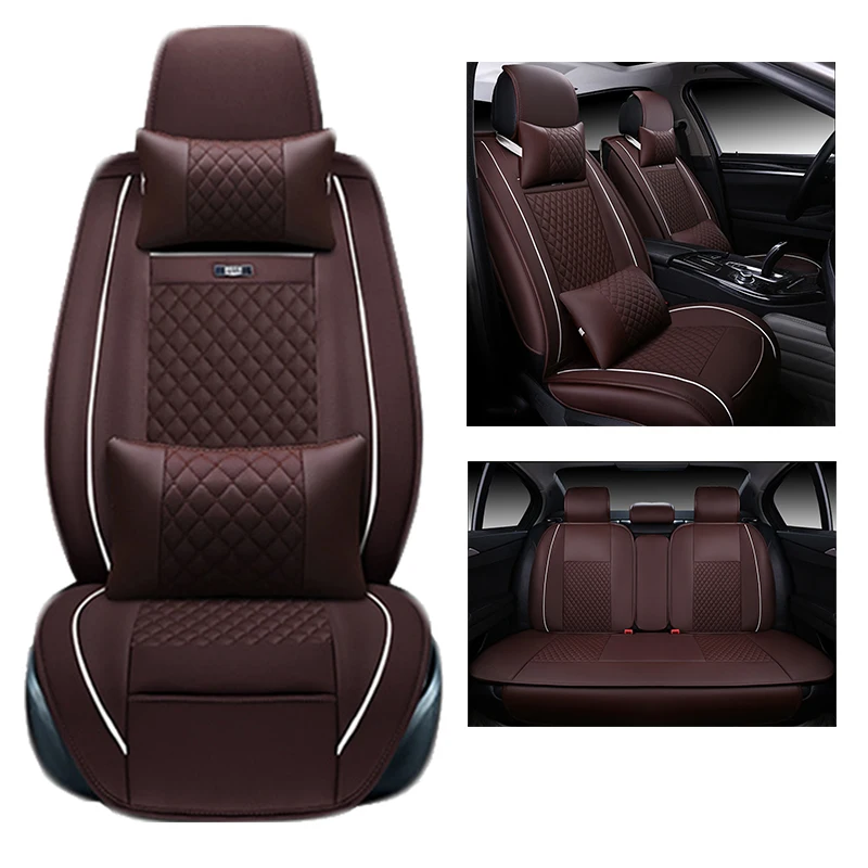6D Набор чехлов для автомобильных сидений для Chevrolet Cruze Malibu Sonic Spark Trax Sail captiva epica, высоковолокнистая кожа, автостайлинг