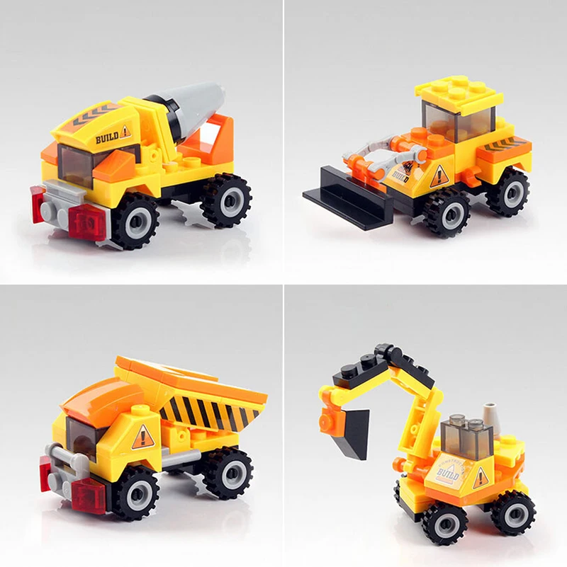 Building blocks toys - engineering vehicles (12)