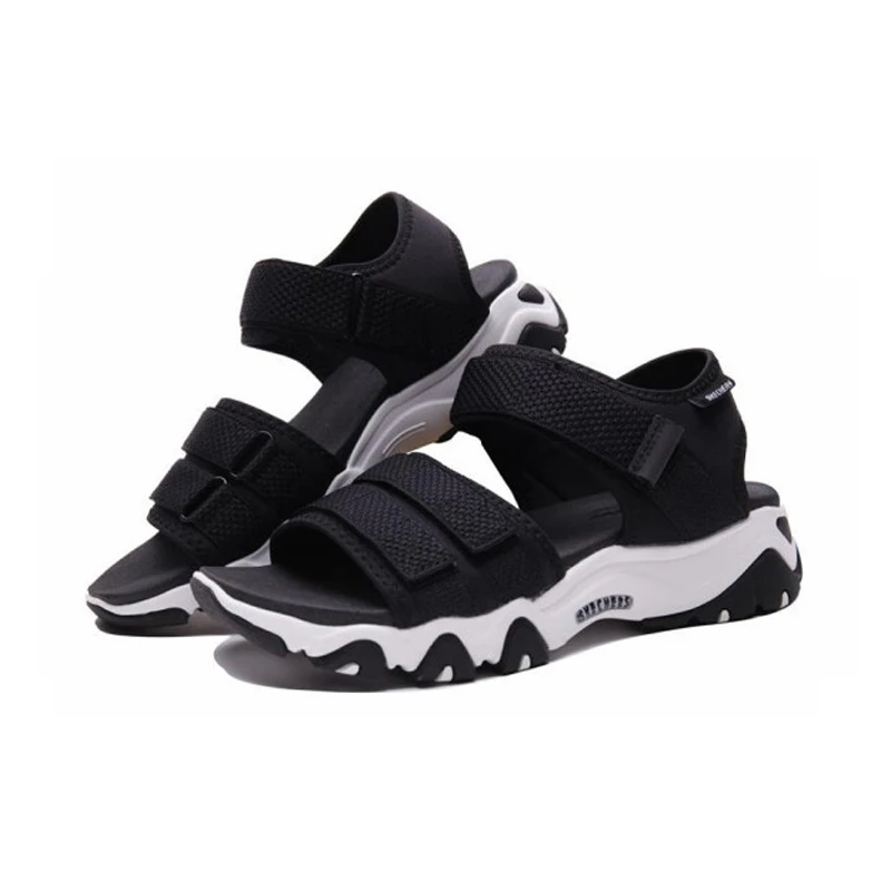 Женские дышащие сандалии Skechers модные на танкетке пляжная обувь 88888180