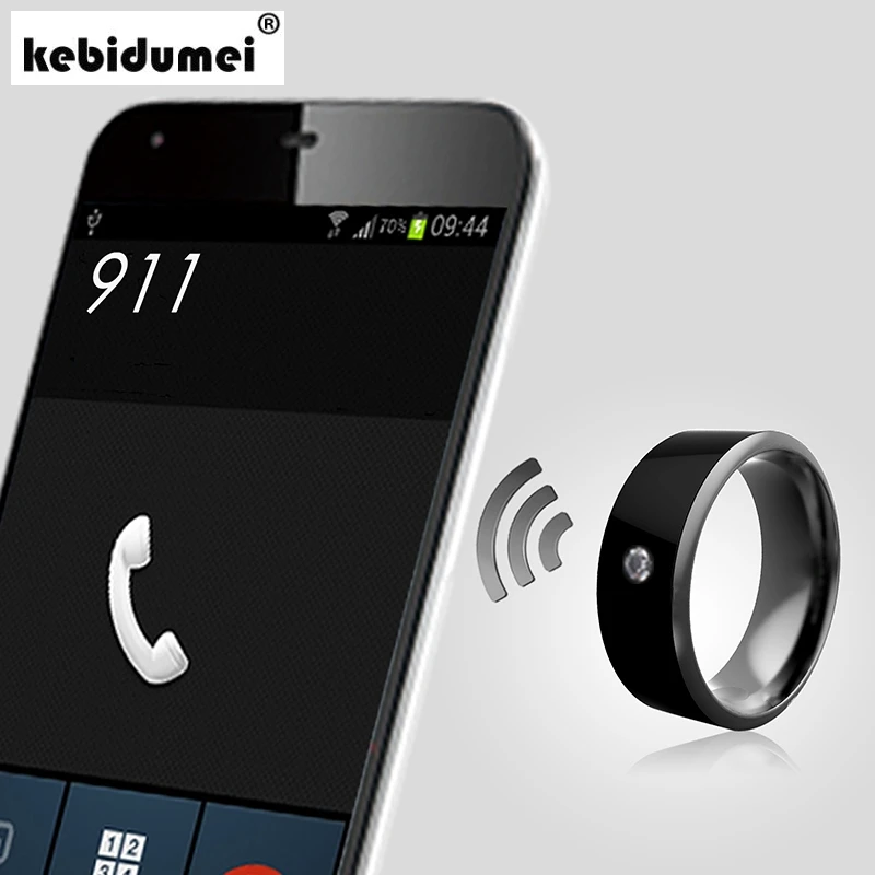 

kebidumei Smart Ring Wear Jakcom MJ02 New technology Magic Finger NFC Ring For Android Windows NFC Mobile Phone wholesale