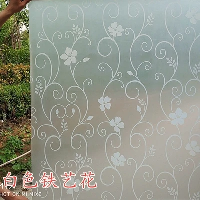60x400 см оконная пленка, полупрозрачная оконная бумага для ванной, раздвижные двери, непрозрачные стеклянные наклейки, самоклеющиеся целлофановые наклейки raamfolie - Цвет: As shown